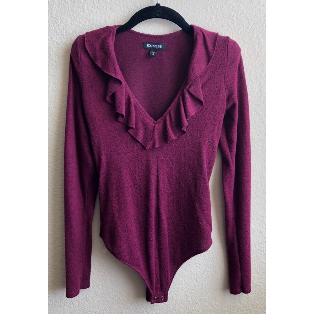Express Super Soft Bodysuit Like New XS